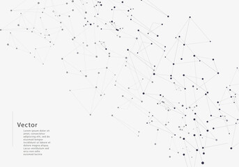 Connection lines and dots