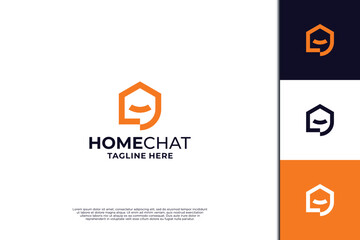 Smile house logo design innovation