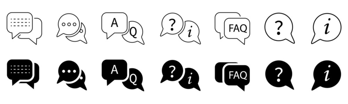 Question Answer Icon Images – Browse 158,074 Stock Photos, Vectors, and ...