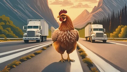 Why did the chicken cross the road?