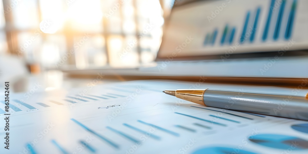 Poster making datadriven decisions in business by analyzing key success metrics is crucial. concept data-dr