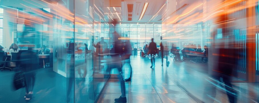 Vibrant Workplace Dynamics: Capturing the Energy of Modern Office Life