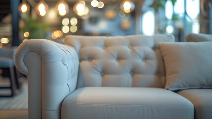Obraz premium Sofa in a home decor furniture showroom