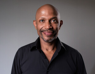 Fototapeta premium Studio Portrait of Handsome Senior Man