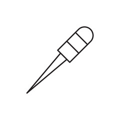 Sharp Awl Tool icon design, isolated on white background, vector illustration