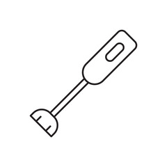 Hand blender icon design, isolated on white background, vector illustration