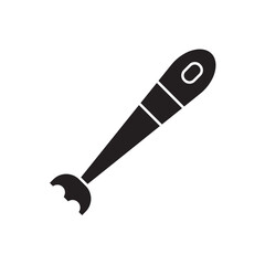 Hand blender icon design, isolated on white background, vector illustration