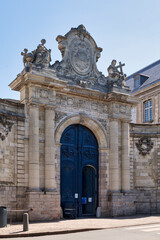 The gate of the Saint-Vaast Abbey in Arras