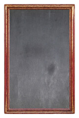 Fototapeta premium Vintage framed blackboard isolated on white background