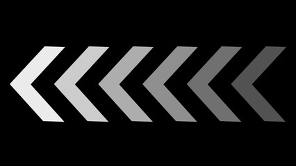 Abstract Directional Arrow loading icon, progress bar sign illustration.