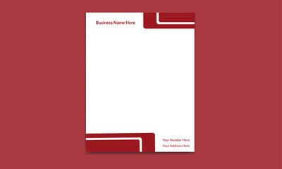 Colorful Business Pad Template Design