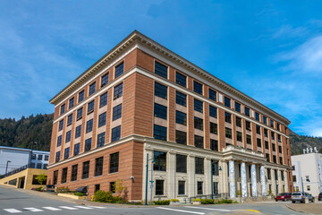 The Alaska State Capitol, Juneau, Alaska, USA