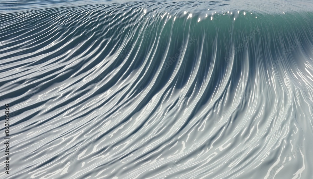 Poster abstract three-dimensional wave pattern design: a modern art texture background