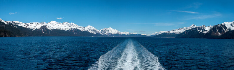 Naviganting from Seward harbor, Alaska, USA
