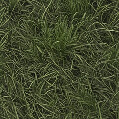 Obraz premium 3D rendering of lush meadow foliage in a natural setting