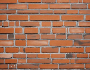 Aged brick wall with vintage floral pattern illustration background