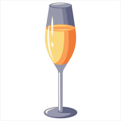 A Tall Glass of Sparkling Wine