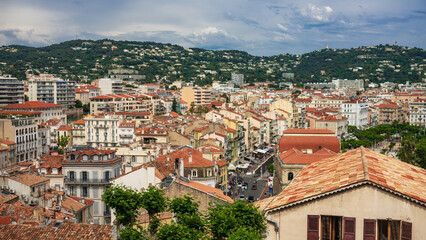 Panoramic view of Cannes