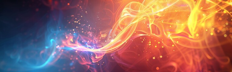 Fototapeta premium Abstract Swirl of Bright Light and Color