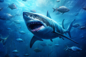 Naklejka premium shark