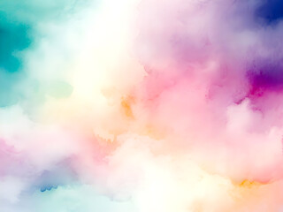 Fototapeta premium abstract watercolor background. soft, dreamy quality with subtle blending and gradients. Ai generated