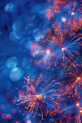 Fototapeta premium Fireworks explosion