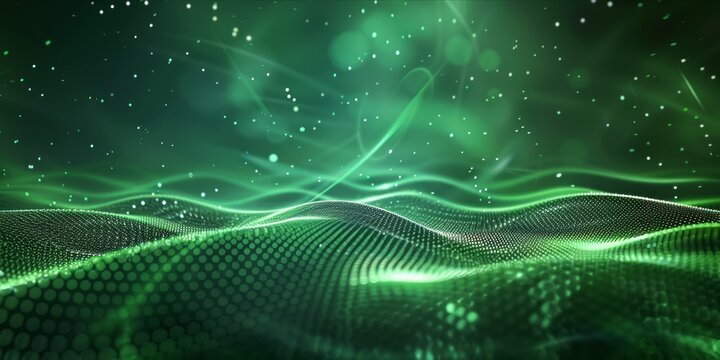 Abstract green energy hydrogen concept minimalist design.