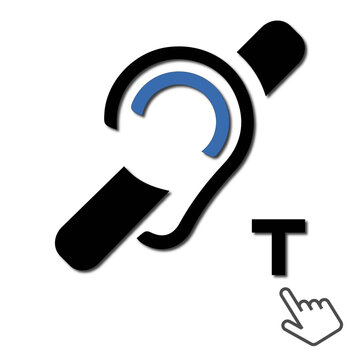 Logo handicap auditif.