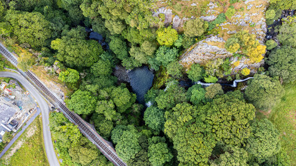Waterfall from above