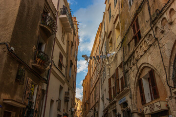 Fototapeta premium Bonifacio town in Corsica Island, France