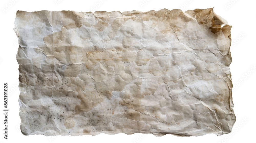Aufkleber paper in row index card on transparent background