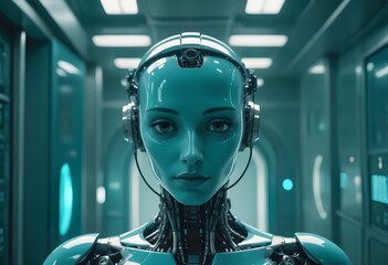 Artificial intelligence woman 
