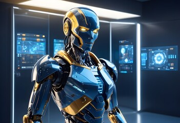 Artificial intelligence woman 