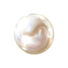 Pearl isolated on transparent background remove png, Clipping Path