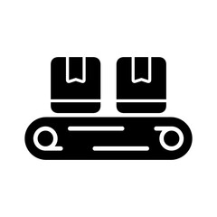 automatic sorting pack icon vector design illustration template