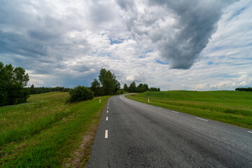 road in the countryside