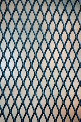 Fototapeta premium frame of a metal grill.