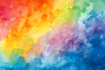 rainbow watercolor background