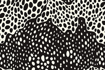 Abstract animal print polka dot pattern background
