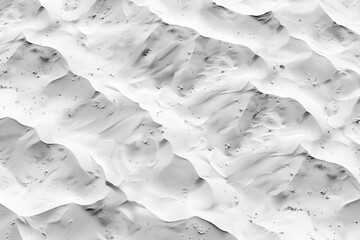 Seamless White Sandy Beach and Desert Dunes Texture: Grayscale Western Theme Vacation Pattern with 3D Bump and Height Map