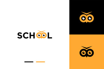 School owl logo design