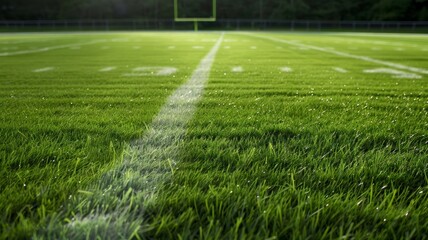 football field close up. Turf