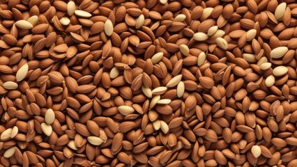 Fototapeta premium A close-up, detailed image focusing on a variety of raw ingredients for oil and fat production.