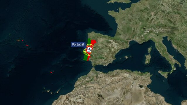 Animated Map of Portugal