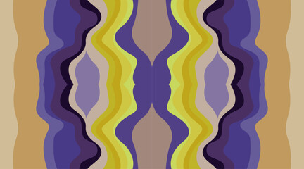 Abstract Waves Background with Dynamic Patterns