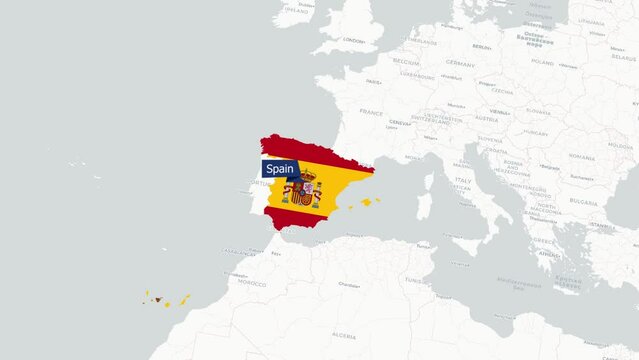 Animated Map of Spain