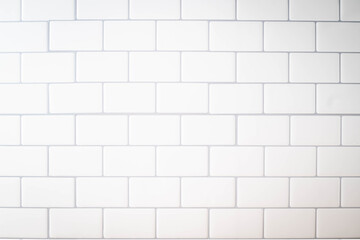 Naklejka premium White Tiles, White Background, Tile Background
