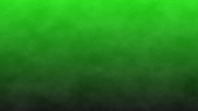 Realistic dark smoke on a chroma key, green screen background