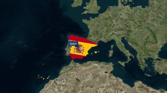 Animated Map of Spain