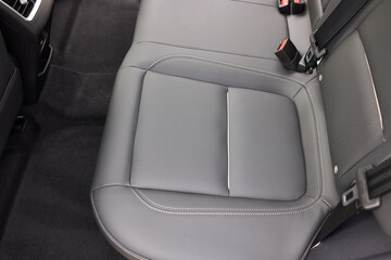 Car back seat with headrest and arm rest, a comfortable automotive fixture